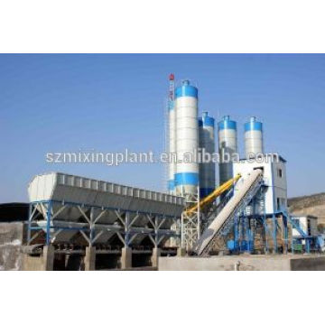 HZS150 concrete batching plant with automatic electric control system